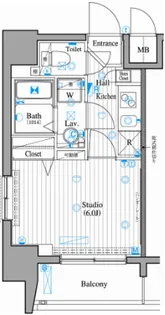ガーラ・ステーション新丸子【9階】の間取り