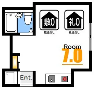 広島県広島市中区舟入本町【マンション】の間取り