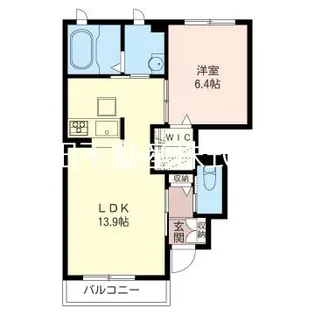 千葉県鎌ヶ谷市東道野辺4【アパート】の間取り