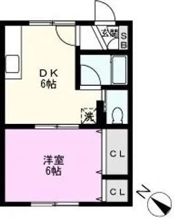 シャルマンA【2階】の間取り