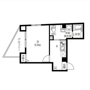 DeLCCS池袋本町【4階】の間取り