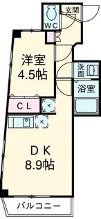 アリエス千葉公園【3階】の間取り