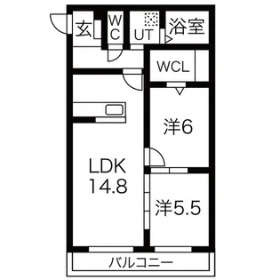 パストラーレ【3階】の間取り