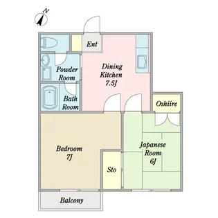ペンギンハウス【2階】の間取り