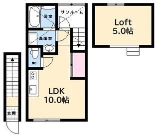 ノーランド三宅【2階】の間取り