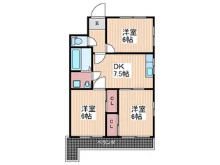 プロスパーコバヤシ【2階】の間取り
