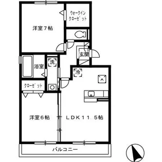 リヴェール21【1階】の間取り