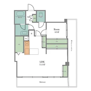 ダイアパレス大崎【5階】の間取り