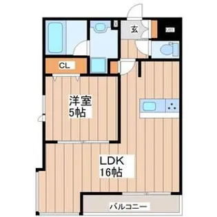 LUANA・AIR・RESIDENCE五橋【3階】の間取り