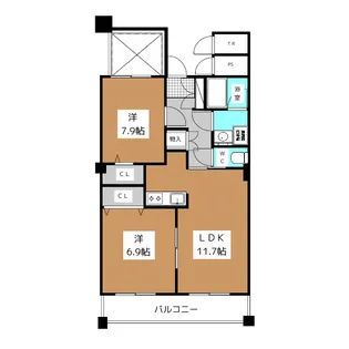 ラトナ東口ビル【7階】の間取り