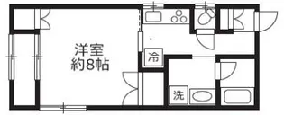 ハイムお花茶屋【2階】の間取り