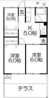 第一静和荘【2階】の間取り