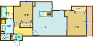 オグリーヴ【1階】の間取り