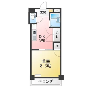 セントラーレ青山23【4階】の間取り