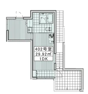 SOUTHERN VIEW IKEJIRI(サザンビュー池尻)【4階】の間取り