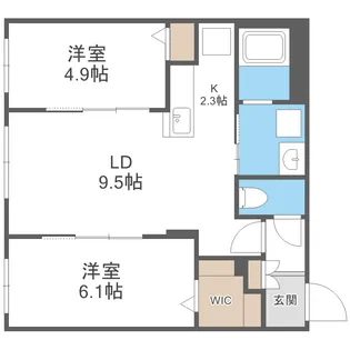 ルチアーノN35【2階】の間取り