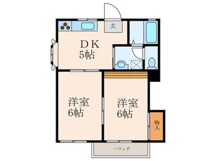 ナンバーワン(エイブル管理)【1階】の間取り