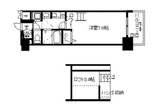 プレサンス名古屋駅前アクシス【9階】の間取り