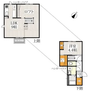 CB東川口ラベルタ【2階】の間取り