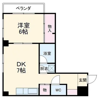 アベニュービル【4階】の間取り