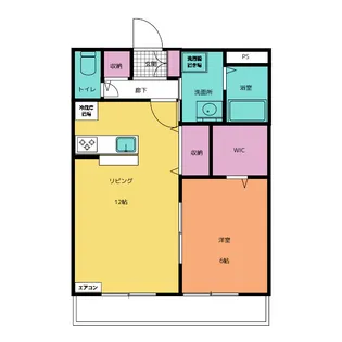 ルクソール【2階】の間取り