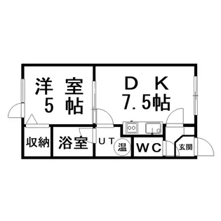 エステートIN946【1階】の間取り