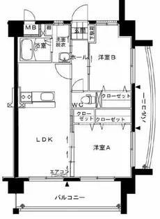 バロネッセ【3階】の間取り