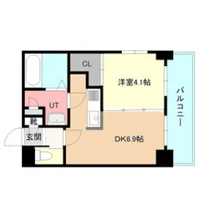 小泉マンションMem19【4階】の間取り
