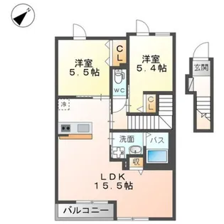 オリオン【2階】の間取り