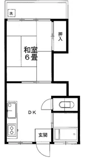 栗山荘【2階】の間取り