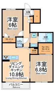 グランセルクル【1階】の間取り