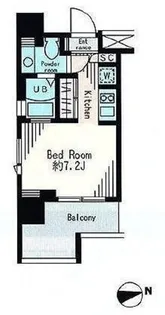レジディア市谷薬王寺【6階】の間取り