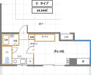 アルティーム生麦【4階】の間取り