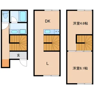 inherit木町通(インヘリット木町通)の間取り