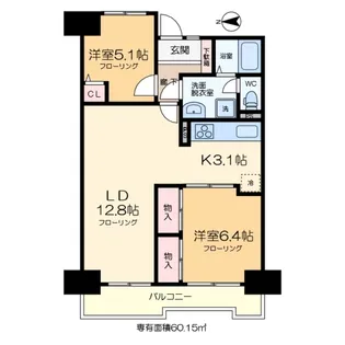 綾瀬プルミエ【6階】の間取り