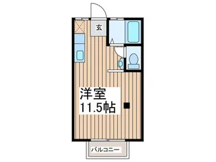 ハイツSO1B棟【2階】の間取り