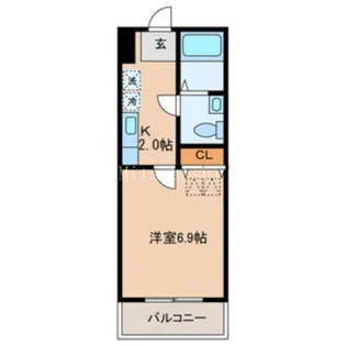 リヴェール杉並【1階】の間取り