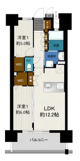 レクシア国府ゼクシス【9階】の間取り