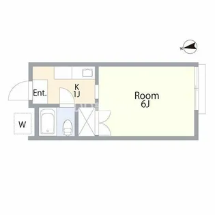 ファイブコーポ中町【2階】の間取り