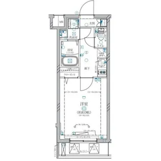 ディアレイシャス等々力【3階】の間取り
