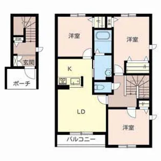 モンノール【2階】の間取り