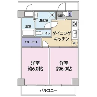 アーバンハイツ中村【4階】の間取り
