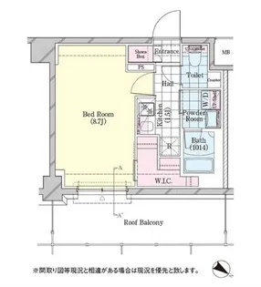 シェル品川戸越【6階】の間取り