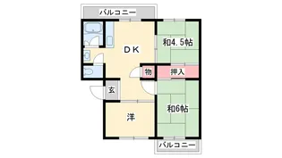 播磨本荘 3号棟【5階】の間取り