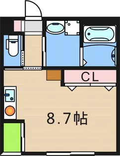 ハイステージ丸和【4階】の間取り