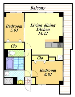 イルクラルテ【3階】の間取り