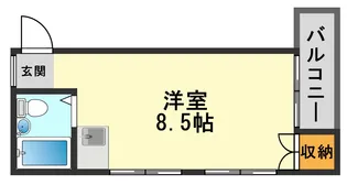 ホワイトハイツ【3階】の間取り