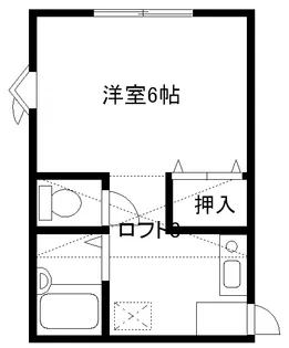 サンセリテ黒砂【1階】の間取り