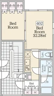 ReveResidence初台【4階】の間取り