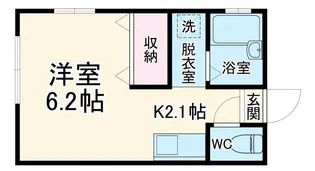 アムール湘南【1階】の間取り